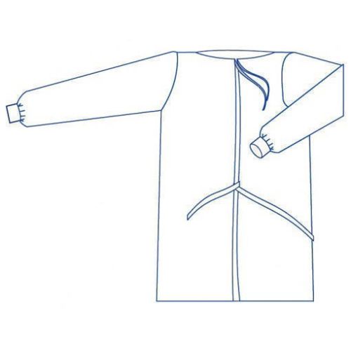 Халат медицинский (хирургический) на завязках довжин.130см (г. 50-52 (L) в городе Канев : цены, характеристики.  - фото №1 Халат медицинский (хирургический) на завязках довжин.130см (г. 50-52 (L) в городе Канев : цены, характеристики.