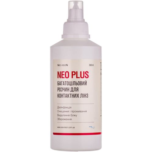 Раствор Neo Plus для контактных линз, 360 мл купить - фото №1 Раствор Neo Plus для контактных линз, 360 мл купить