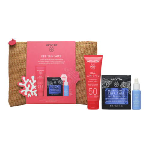 Набор Apivita (Апивита) Bee Sun Safe защита с солнцезащитным гель-кремом для лица SPF50 в городе Богородчаны : цены, характеристики.  - фото №1 Набор Apivita (Апивита) Bee Sun Safe защита с солнцезащитным гель-кремом для лица SPF50 в городе Богородчаны : цены, характеристики.