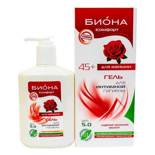 Гель Біона-КОМФОРТ для інтимної гігієни для жінок 270 г в місті Хмельницький : ціни, характеристика.  - фото №1 Гель Біона-КОМФОРТ для інтимної гігієни для жінок 270 г в місті Хмельницький : ціни, характеристика.