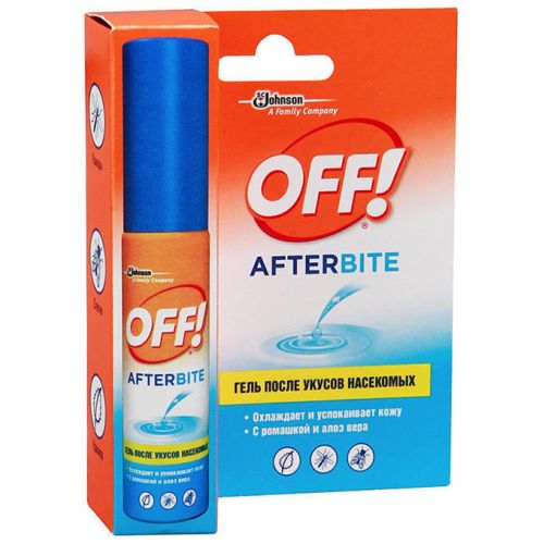 Гель OFF AfterBite після укусів комарів 25 мл фото - фото №1 Гель OFF AfterBite після укусів комарів 25 мл фото