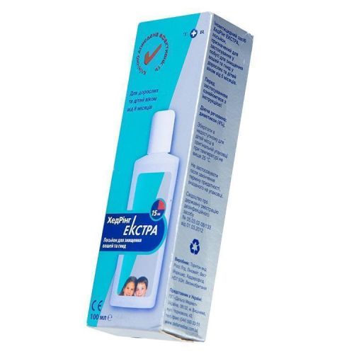 ХедРінг 4% лосьйон Екстра 100 мл в місті Рахів : ціни, характеристика.  - фото №1 ХедРінг 4% лосьйон Екстра 100 мл в місті Рахів : ціни, характеристика.