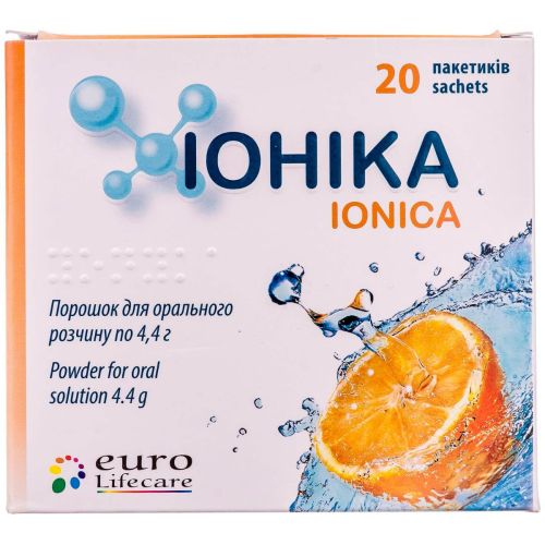 Ионика порошок пакетики №20 в городе Винница : цены, характеристики.  - фото №1 Ионика порошок пакетики №20 в городе Винница : цены, характеристики.