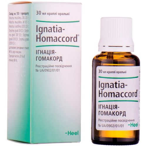 Игнация-гомакорд капли оральные 30 мл в городе Глобино : цены, характеристики.  - фото №1 Игнация-гомакорд капли оральные 30 мл в городе Глобино : цены, характеристики.