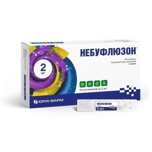 Небуфлюзон 1,0 мг/мл суспензія для інгаляцій контейнер 2 мл №10 в місті Глобине : ціни, характеристика.  - фото №1 Небуфлюзон 1,0 мг/мл суспензія для інгаляцій контейнер 2 мл №10 в місті Глобине : ціни, характеристика.