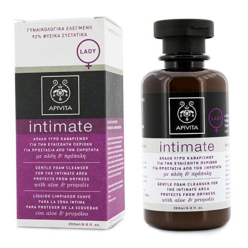 Пенка Apivita (Апивита) Intimate Защита от сухости для интимной гигиены с алоэ и прополисом 200 мл в городе Богородчаны : цены, характеристики.  - фото №1 Пенка Apivita (Апивита) Intimate Защита от сухости для интимной гигиены с алоэ и прополисом 200 мл в городе Богородчаны : цены, характеристики.