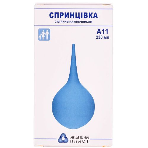 Спринцовка Альпина А-11 с мягким наконечником 230 мл в городе Канев : цены, характеристики.  - фото №1 Спринцовка Альпина А-11 с мягким наконечником 230 мл в городе Канев : цены, характеристики.