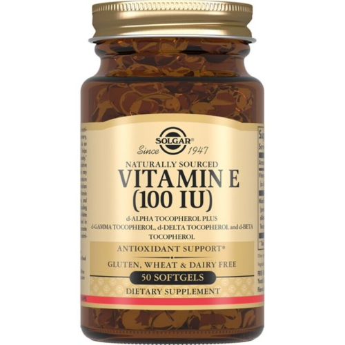 Solgar (Солгар) Vitamin E (Вітамін Е) 100 МО капсули № 50 в місті Березань : ціни, характеристика.  - фото №1 Solgar (Солгар) Vitamin E (Вітамін Е) 100 МО капсули № 50 в місті Березань : ціни, характеристика.