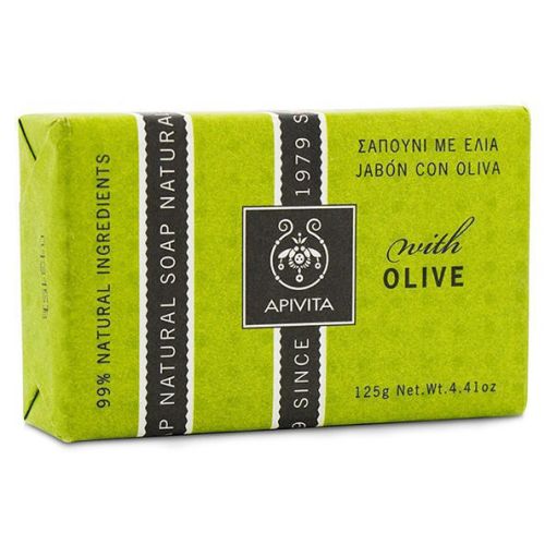 Мило Apivita (Апівіта) з оливою 125 г ціна - фото №1 Мило Apivita (Апівіта) з оливою 125 г ціна