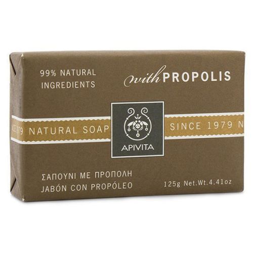 Мило Apivita (Апівіта) з прополісом 125 г в місті Кам'янське : ціни, характеристика. - фото №1 Мило Apivita (Апівіта) з прополісом 125 г в місті Кам'янське : ціни, характеристика.