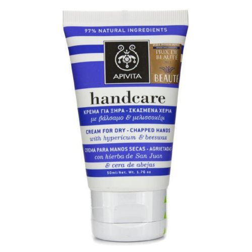 Крем для рук Apivita (Апівіта) для сухої потрісканої шкіри зі звіробоєм і бджолиним воском 50 мл в місті Канів : ціни, характеристика.  - фото №1 Крем для рук Apivita (Апівіта) для сухої потрісканої шкіри зі звіробоєм і бджолиним воском 50 мл в місті Канів : ціни, характеристика.