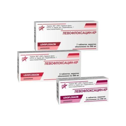 Левофлоксацин 500 мг таблетки №5 в городе Каменское : цены, характеристики. - фото №1 Левофлоксацин 500 мг таблетки №5 в городе Каменское : цены, характеристики.