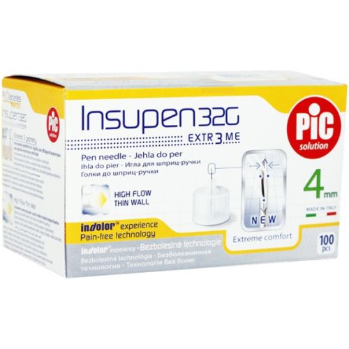 Голка інсулінова Insupen (Інсупен) 32Gx4 мм №100 в місті Рахів : ціни, характеристика.  - фото №1 Голка інсулінова Insupen (Інсупен) 32Gx4 мм №100 в місті Рахів : ціни, характеристика.