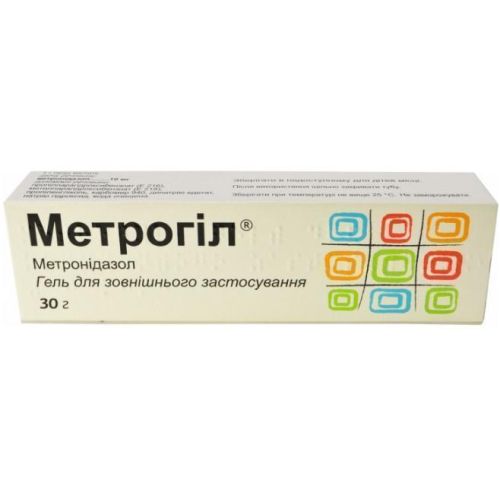 Метрогил гель туба 30 г  в городе Винница : цены, характеристики.  - фото №1 Метрогил гель туба 30 г  в городе Винница : цены, характеристики.