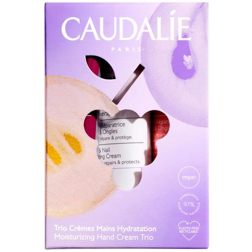 Набор Caudalie (Кодали) Трио кремов для рук (Крем Vinotherapist 30 мл+Крем The des Vignes 30 мл+Крем Rose de Vigne 30 мл) в городе Богородчаны : цены, характеристики.  - фото №1 Набор Caudalie (Кодали) Трио кремов для рук (Крем Vinotherapist 30 мл+Крем The des Vignes 30 мл+Крем Rose de Vigne 30 мл) в городе Богородчаны : цены, характеристики.