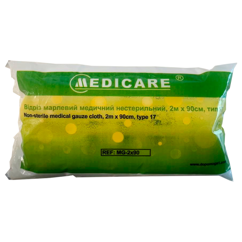Отрез Medicare марлевый медицинский нестерильный тип 17 2 м х 90 см в городе Канев : цены, характеристики.  - фото №1 Отрез Medicare марлевый медицинский нестерильный тип 17 2 м х 90 см в городе Канев : цены, характеристики.