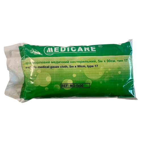 Отрез Medicare марлевый медицинский нестерильный тип 17 5 м х 90 см в городе Канев : цены, характеристики.  - фото №1 Отрез Medicare марлевый медицинский нестерильный тип 17 5 м х 90 см в городе Канев : цены, характеристики.