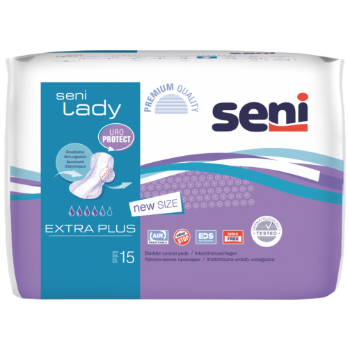 Прокладки урологические Seni Lady Extra Plus №15 фото - фото №1 Прокладки урологические Seni Lady Extra Plus №15 фото