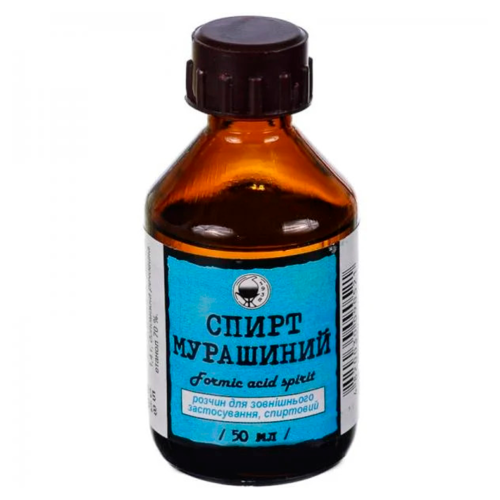 Мурашиний спирт 50 мл  в місті Одеса : ціни, характеристика.  - фото №1 Мурашиний спирт 50 мл  в місті Одеса : ціни, характеристика.