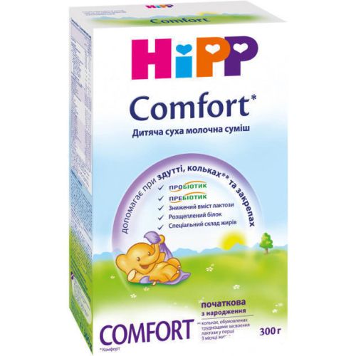 Смесь сухая молочная Hipp Comfort 300 г ADD - фото №1 Смесь сухая молочная Hipp Comfort 300 г ADD