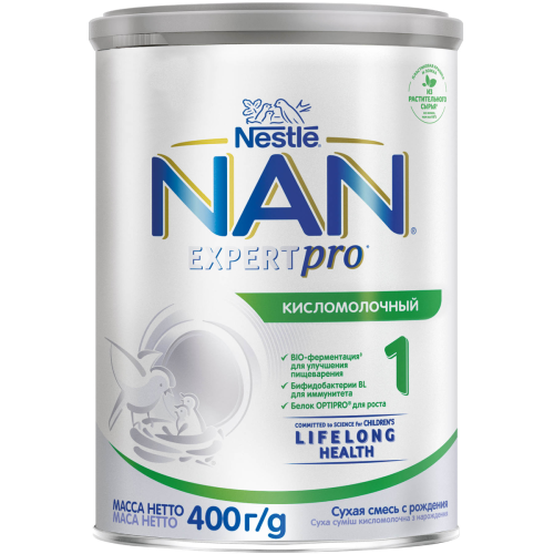 Суміш молочна Nestle NAN ExpertPro Кисломолочний 1, від народження, 400 г в місті Глобине : ціни, характеристика.  - фото №1 Суміш молочна Nestle NAN ExpertPro Кисломолочний 1, від народження, 400 г в місті Глобине : ціни, характеристика.