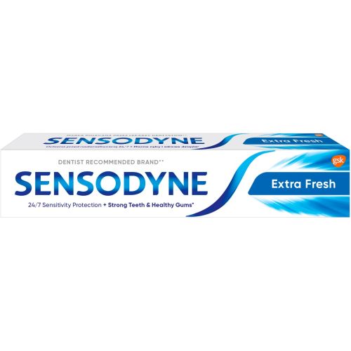 Зубна паста Sensodyne Extra Frech  100 мл в місті Глобине : ціни, характеристика.  - фото №1 Зубна паста Sensodyne Extra Frech  100 мл в місті Глобине : ціни, характеристика.