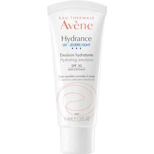 Емульсія Avene (Авене) Hydrance легка з УФ захистом SPF30 зволожуюча для нормальної та комбінованої шкіри 40 мл в місті Чернігів : ціни, характеристика.  - фото №1 Емульсія Avene (Авене) Hydrance легка з УФ захистом SPF30 зволожуюча для нормальної та комбінованої шкіри 40 мл в місті Чернігів : ціни, характеристика.