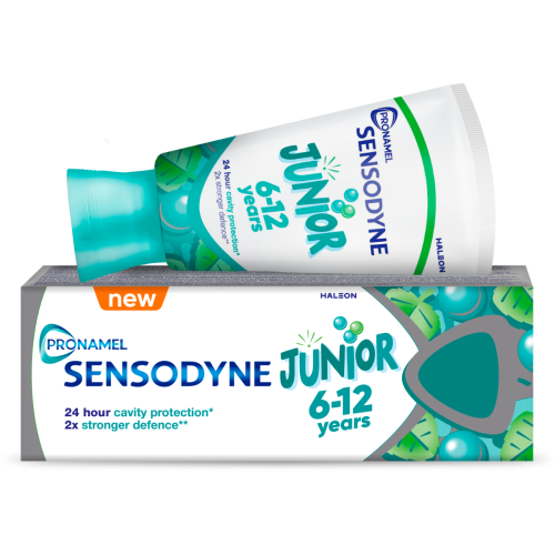 Зубна паста Сенсодин (Sensodyne) Пронамель Junior Смак м’ятної жуйки для дітей 6-12 років 50 мл в місті Львів : ціни, характеристика.  - фото №1 Зубна паста Сенсодин (Sensodyne) Пронамель Junior Смак м’ятної жуйки для дітей 6-12 років 50 мл в місті Львів : ціни, характеристика.