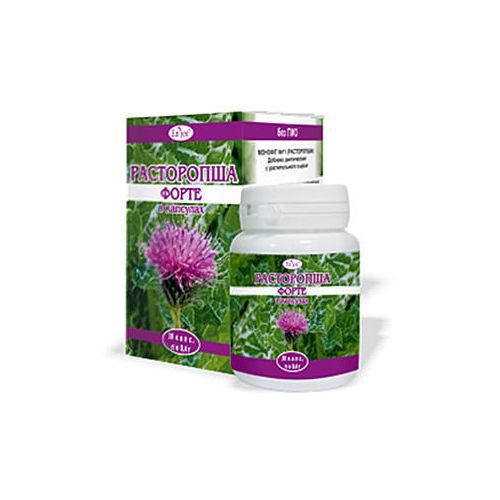 Расторопша форте капсули 0,4 г №30 в місті Перещепине : ціни, характеристика.  - фото №1 Расторопша форте капсули 0,4 г №30 в місті Перещепине : ціни, характеристика.