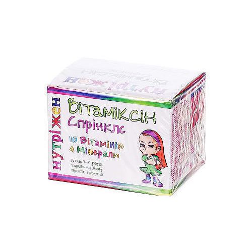 Нутрижен Витамиксин Спринклс саше №30 диет.доб. в городе Тернополь : цены, характеристики. - фото №1 Нутрижен Витамиксин Спринклс саше №30 диет.доб. в городе Тернополь : цены, характеристики.