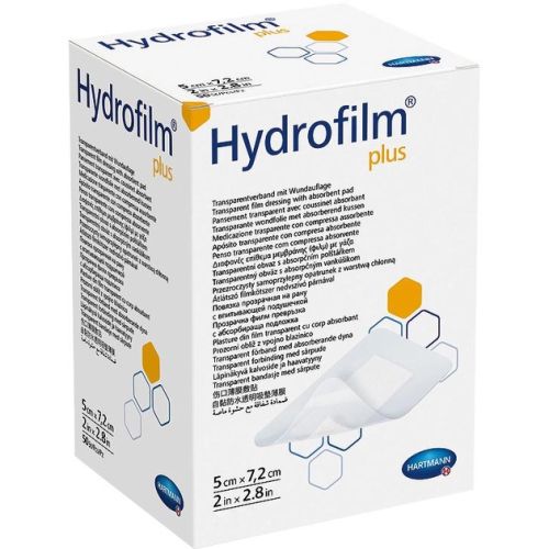 Повязка пленочная Hydrofilm Plus прозрачная с абсорбирующей подушечкой, 5 см х 7,2 см №30 в Киеве : цены, характеристики.  - фото №1 Повязка пленочная Hydrofilm Plus прозрачная с абсорбирующей подушечкой, 5 см х 7,2 см №30 в Киеве : цены, характеристики.