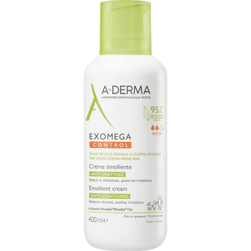 Крем-емолент A-Derma (А-Дерма) Exomega Control 400 мл  в місті Богородчани : ціни, характеристика.  - фото №1 Крем-емолент A-Derma (А-Дерма) Exomega Control 400 мл  в місті Богородчани : ціни, характеристика.