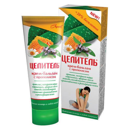 Крем-бальзам Цілитель з прополісом 70 г в місті Кам'янське : ціни, характеристика. - фото №1 Крем-бальзам Цілитель з прополісом 70 г в місті Кам'янське : ціни, характеристика.