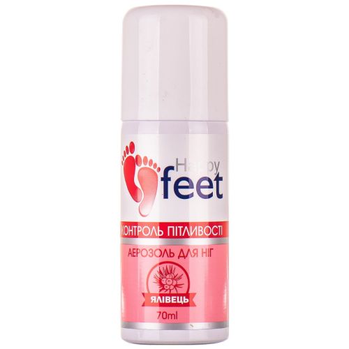 Аэрозоль для ног Happy Feet Контроль потливости можжевельник, 70 мл в городе Чернигов : цены, характеристики.  - фото №1 Аэрозоль для ног Happy Feet Контроль потливости можжевельник, 70 мл в городе Чернигов : цены, характеристики.