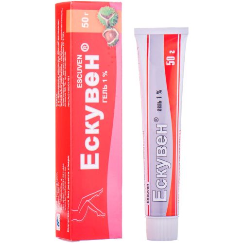 Ескувен 1% гель 50 г  в місті Перещепине : ціни, характеристика.  - фото №1 Ескувен 1% гель 50 г  в місті Перещепине : ціни, характеристика.