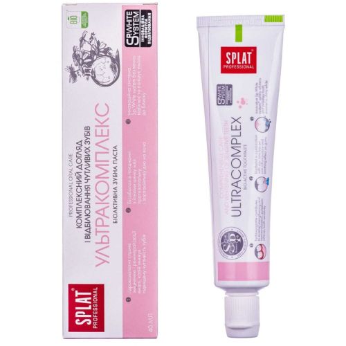 Зубна паста Splat Professional Ультракомплекс, 40 мл в місті Глобине : ціни, характеристика.  - фото №1 Зубна паста Splat Professional Ультракомплекс, 40 мл в місті Глобине : ціни, характеристика.