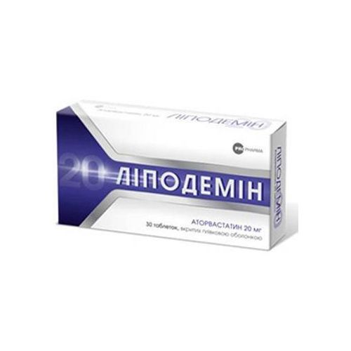 Липодемин 20 мг таблетки №30 в городе Луцк : цены, характеристики. - фото №1 Липодемин 20 мг таблетки №30 в городе Луцк : цены, характеристики.