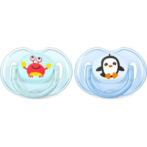 Пустушка Avent 0-6 місяців для хлопчиків краб+пінгвін 2 шт в місті Одеса : ціни, характеристика.  - фото №1 Пустушка Avent 0-6 місяців для хлопчиків краб+пінгвін 2 шт в місті Одеса : ціни, характеристика.