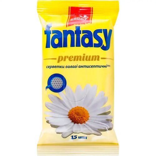 Салфетки влажные Fantasy Premium антисептические 15 шт. в городе Глобино : цены, характеристики.  - фото №1 Салфетки влажные Fantasy Premium антисептические 15 шт. в городе Глобино : цены, характеристики.