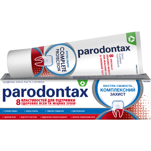Зубна паста Parodontax Комплексний захист Екстра Свіжість 75 мл в місті Миколаїв : ціни, характеристика.  - фото №1 Зубна паста Parodontax Комплексний захист Екстра Свіжість 75 мл в місті Миколаїв : ціни, характеристика.