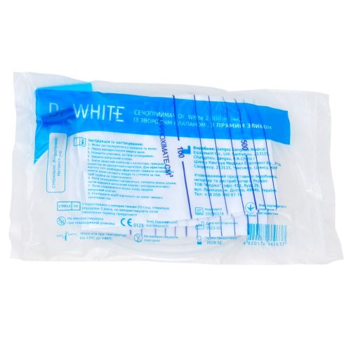 Мочеприемник Dr.White (Доктор Уайт) с обратным клапаном с прямым сливом 2000 мл №1 в городе Перещепино : цены, характеристики.  - фото №1 Мочеприемник Dr.White (Доктор Уайт) с обратным клапаном с прямым сливом 2000 мл №1 в городе Перещепино : цены, характеристики.