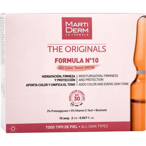 Набор Martiderm (Мартидерм) Формула №10 HD Color Touch SPF 30, ампулы №10 в городе Богородчаны : цены, характеристики.  - фото №1 Набор Martiderm (Мартидерм) Формула №10 HD Color Touch SPF 30, ампулы №10 в городе Богородчаны : цены, характеристики.