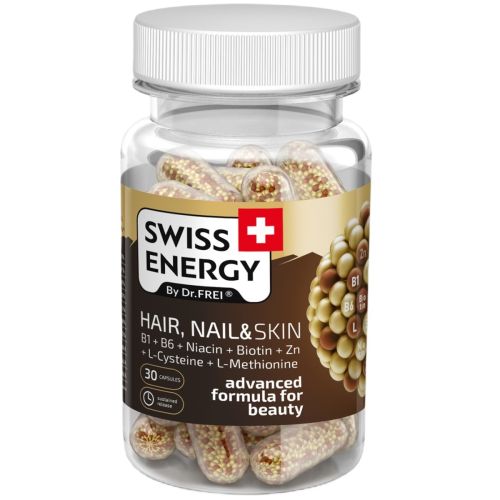 Swiss Energy (Свисс Энерджи) Hair, Nail & Skin капсулы №30 в городе Софиевка : цены, характеристики.  - фото №1 Swiss Energy (Свисс Энерджи) Hair, Nail & Skin капсулы №30 в городе Софиевка : цены, характеристики.