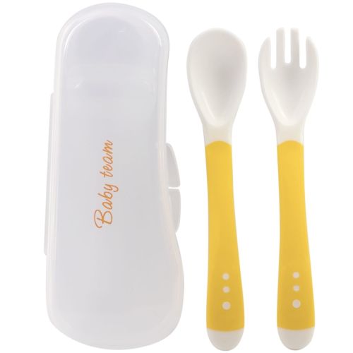 Набор для кормления Baby Team вилочка и ложечка в футляре, от 6 месяцев, арт. 6105 в городе Глобино : цены, характеристики.  - фото №1 Набор для кормления Baby Team вилочка и ложечка в футляре, от 6 месяцев, арт. 6105 в городе Глобино : цены, характеристики.