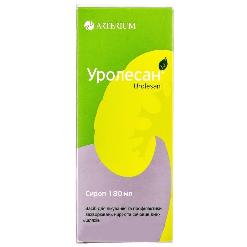 Уролесан сироп 180 мл в городе Вышгород : цены, характеристики.  - фото №1 Уролесан сироп 180 мл в городе Вышгород : цены, характеристики.