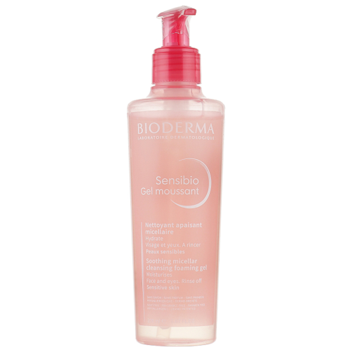 Гель Bioderma (Биодерма) Sensibio очищающий 200 мл купить - фото №1 Гель Bioderma (Биодерма) Sensibio очищающий 200 мл купить