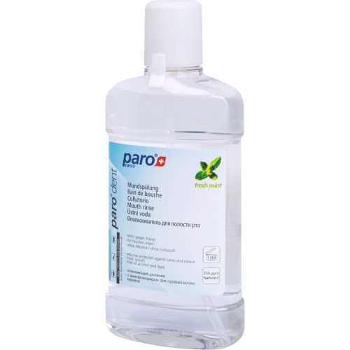 Ополіскувач ротової порожнини Paro Swiss dent з амінофторидом, 500 мл в місті Вишгород : ціни, характеристика.  - фото №1 Ополіскувач ротової порожнини Paro Swiss dent з амінофторидом, 500 мл в місті Вишгород : ціни, характеристика.