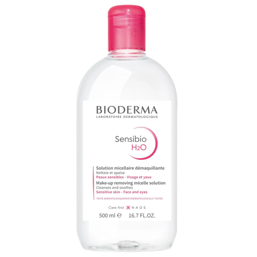 Лосьон Bioderma (Биодерма) Sensibio Н2О для чувствительной кожи 500 мл в интернет-аптеке - фото №1 Лосьон Bioderma (Биодерма) Sensibio Н2О для чувствительной кожи 500 мл в интернет-аптеке