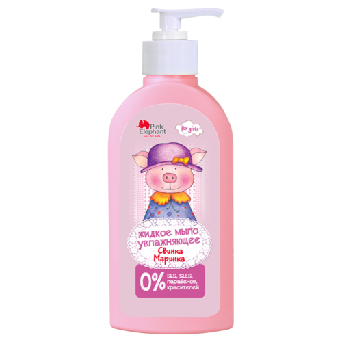 Мыло жидкое Pink Elephant (Пинк Элефант) Свинка Маринка увлажняющая 250 мл в городе Одесса : цены, характеристики.  - фото №1 Мыло жидкое Pink Elephant (Пинк Элефант) Свинка Маринка увлажняющая 250 мл в городе Одесса : цены, характеристики.