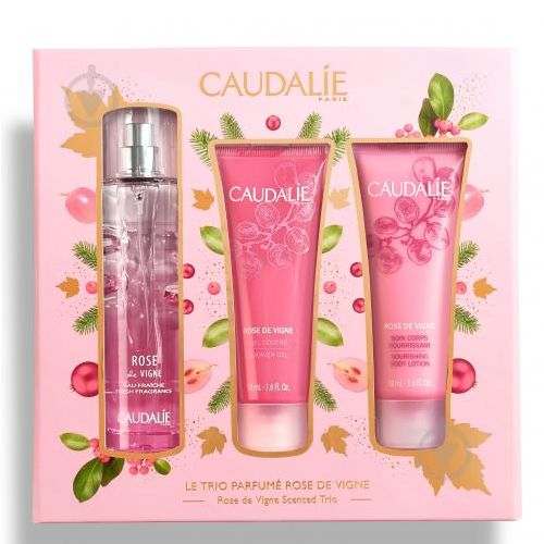 Набор Caudalie (Кодали) Rose de Vigne (Вода энергетическая 50 мл + Гель для душа 50 мл + Крем для тела питательный 50 мл) в городе Богородчаны : цены, характеристики.  - фото №1 Набор Caudalie (Кодали) Rose de Vigne (Вода энергетическая 50 мл + Гель для душа 50 мл + Крем для тела питательный 50 мл) в городе Богородчаны : цены, характеристики.